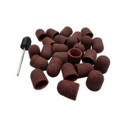 Starterset Premium Schleifkappen 13mm | #80 Körnung + Mandrel